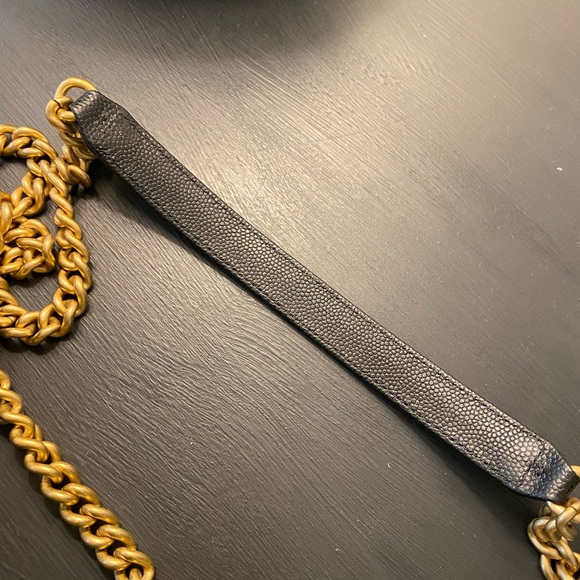Chanel Boy Wallet on chain in Black - Picture 9 of 11
